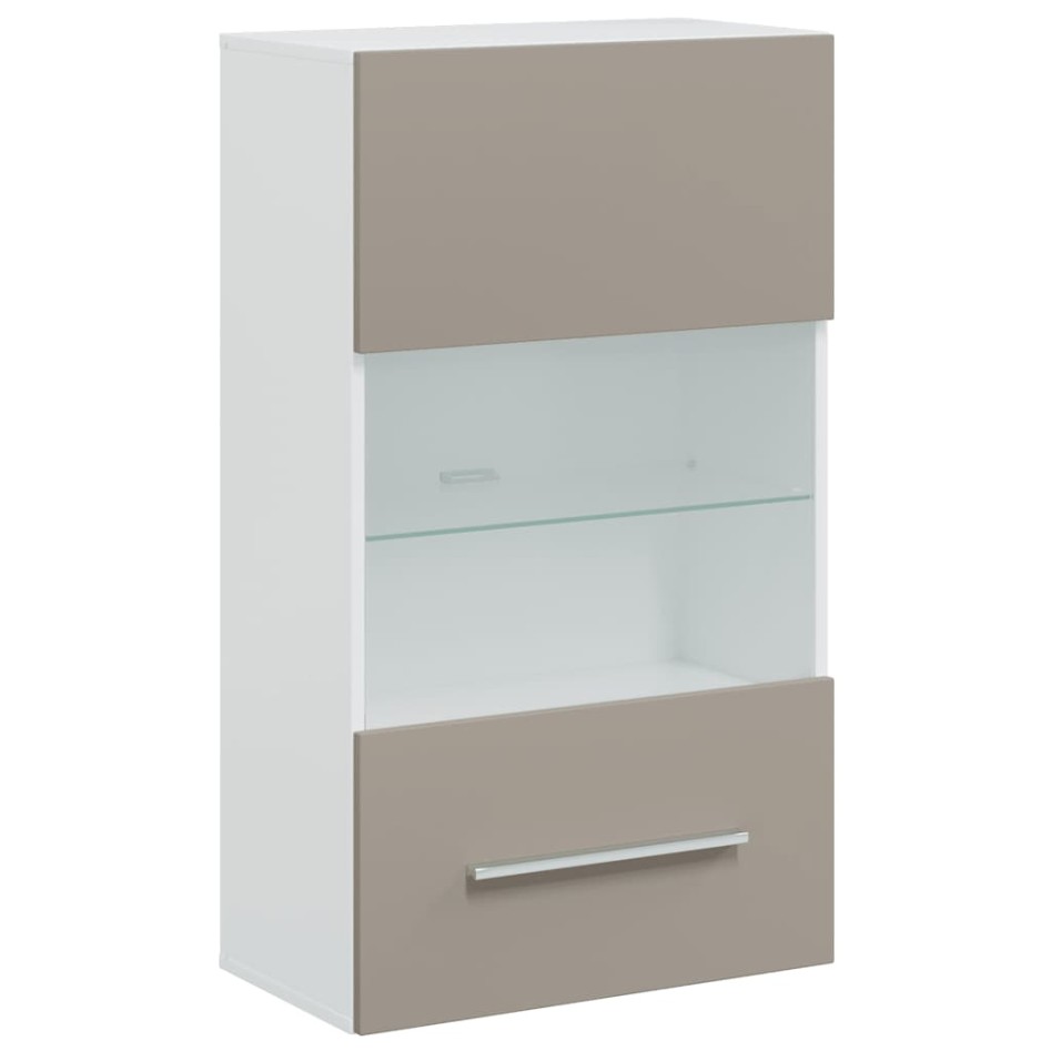 Muebles para TV 5 piezas con iluminación LED gris