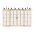 Kit de herrajes para puertas correderas acero negro 400
