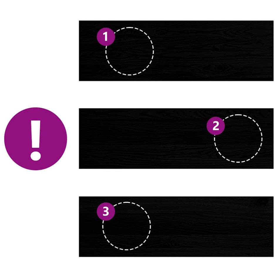 Peldaños de escalera 4 uds madera maciza roble marrón