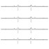 Kit de herrajes para puerta corredera 400 cm acero