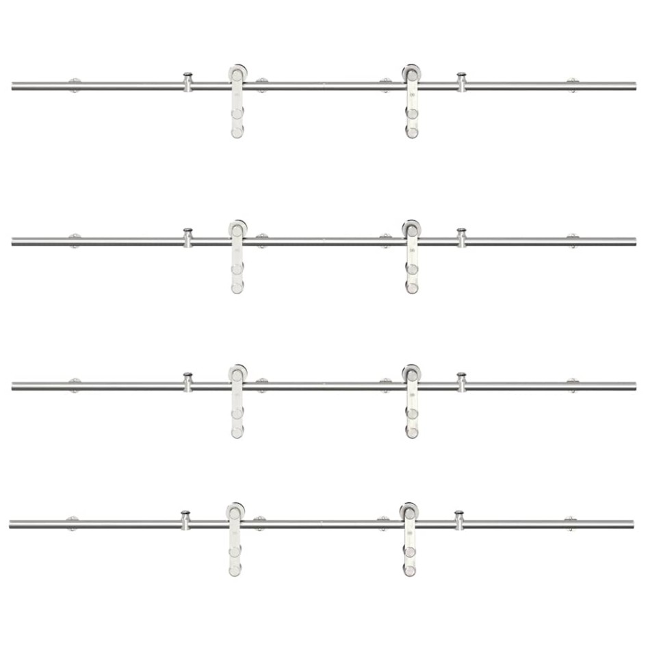 Kit de herrajes para puerta corredera 400 cm acero