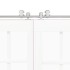 Kit de herrajes para puerta corredera 400 cm acero