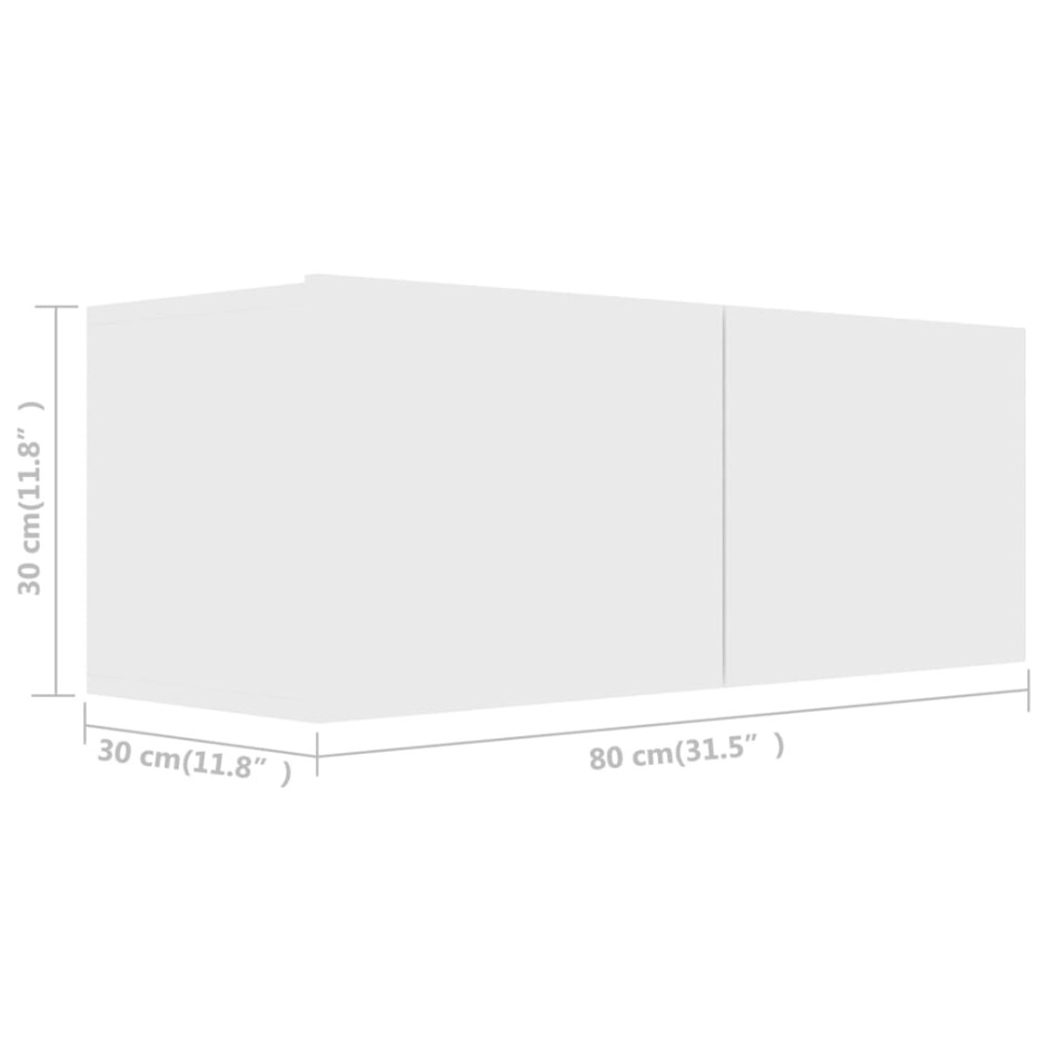 Set de muebles de salón TV 2 piezas madera de ingeniería