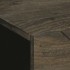 Mesilla de noche negra 50x33x62 cm madera maciza