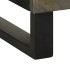 Mesilla de noche negra 50x33x62 cm madera maciza