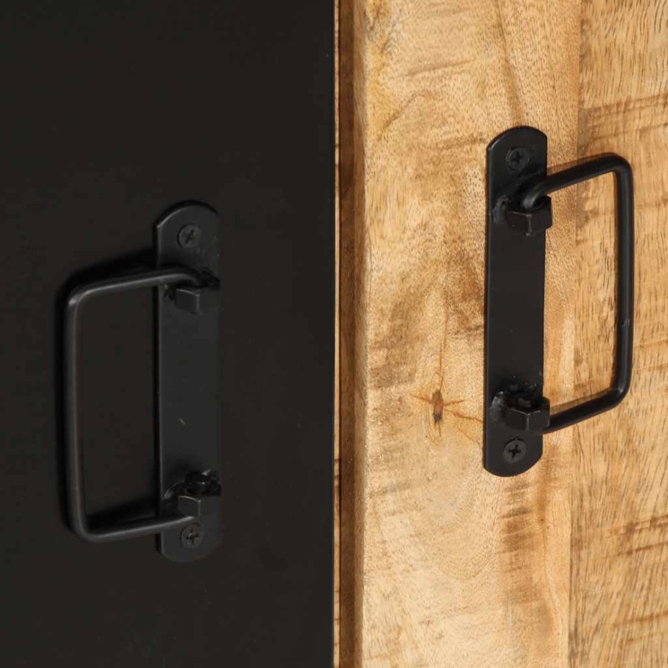 Mueble consola madera maciza de mango 90x35x75