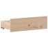 Cama con estantería sin colchón madera maciza de pino 90x190