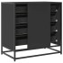 Cajonera de madera contrachapada negro 70x41x70