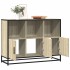 Aparador de madera contrachapada roble sonoma 100x35x76