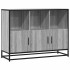 Aparador de madera de ingeniería gris sonoma 100x35x76