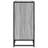 Aparador de madera de ingeniería gris sonoma 100x35x76