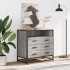 Cajonera de madera contrachapada gris sonoma 70x41x70