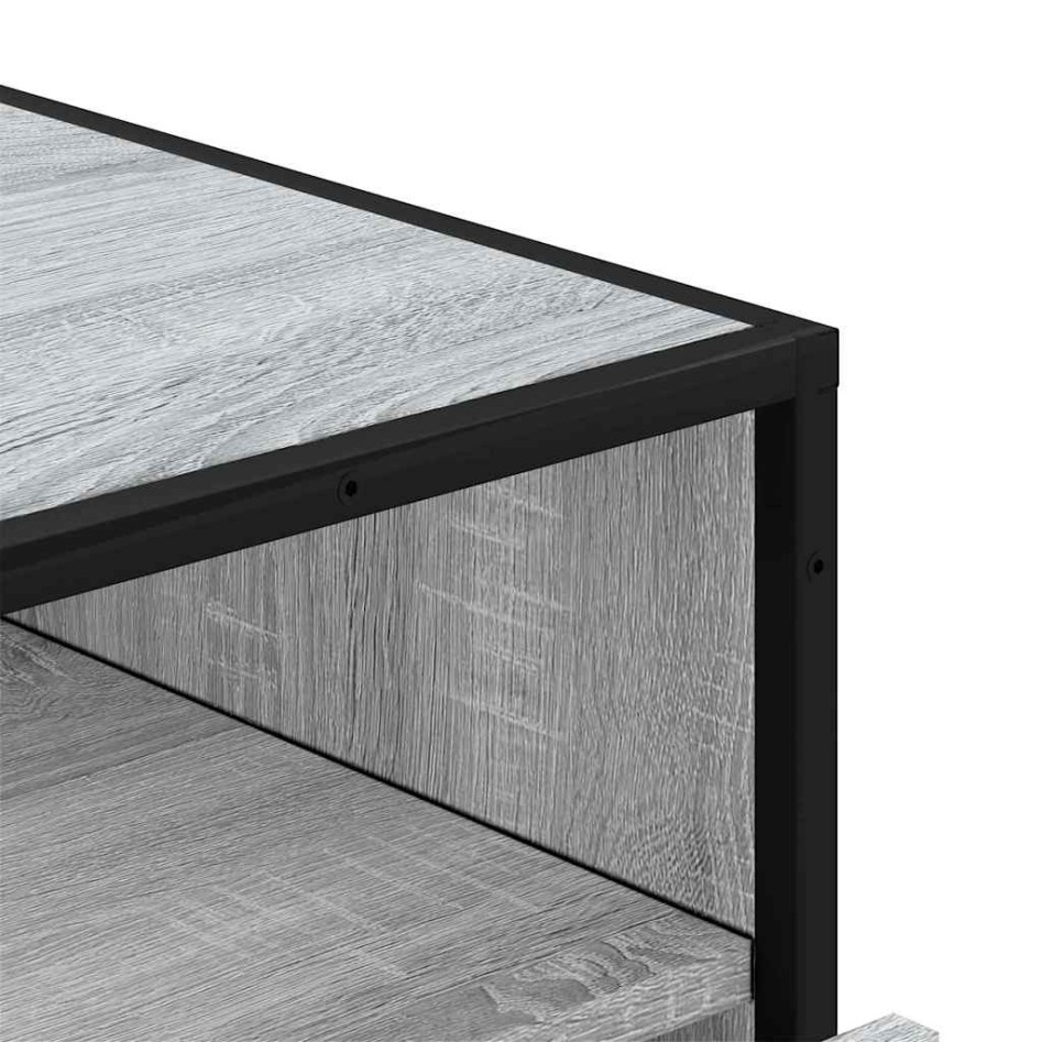 Cajonera de madera contrachapada gris sonoma 70x41x70