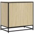 Cajonera de madera contrachapada color roble sonoma 70x41x70