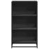 Estantería madera ingeniería negra 60x35x107,5