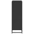 Estantería madera ingeniería negra 60x35x107,5