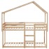 Cama litera sin colchón madera maciza de pino 90x190