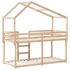 Cama litera sin colchón madera maciza de pino 90x190