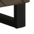 Mesitas de noche 2 uds madera maciza de mango negro 40x33x46