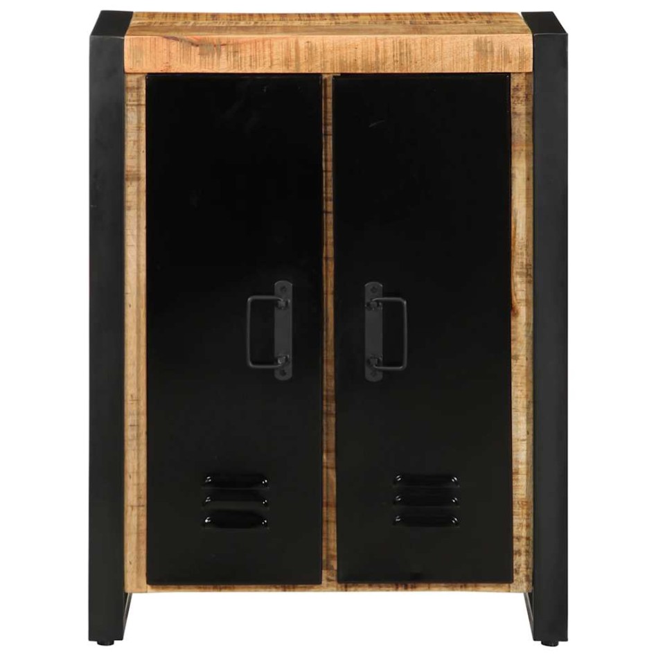 Aparador de madera maciza de mango rugosa 55x35x70
