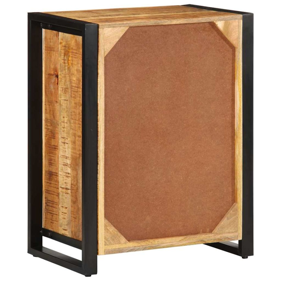 Aparador de madera maciza de mango rugosa 55x35x70