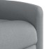Sillón reclinable de masaje de tela gris