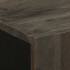 Aparadores 3 piezas madera maciza mango negro 60x33x75
