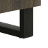 Aparadores 3 piezas madera maciza mango negro 60x33x75