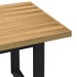 Mesa de comedor NOAIN patas U madera maciza pino 180x90x75