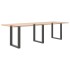 Patas mesa centro forma U 3 uds antracita 70x(72-73) cm