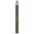 Patas mesa comedor forma U 2uds acero natural 100x(72-73)
