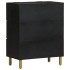 Aparadores 2 uds madera de ingeniería negro 60x33x75