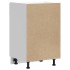 Mueble bajo cocina Kalmar madera ingeniería blanca alto