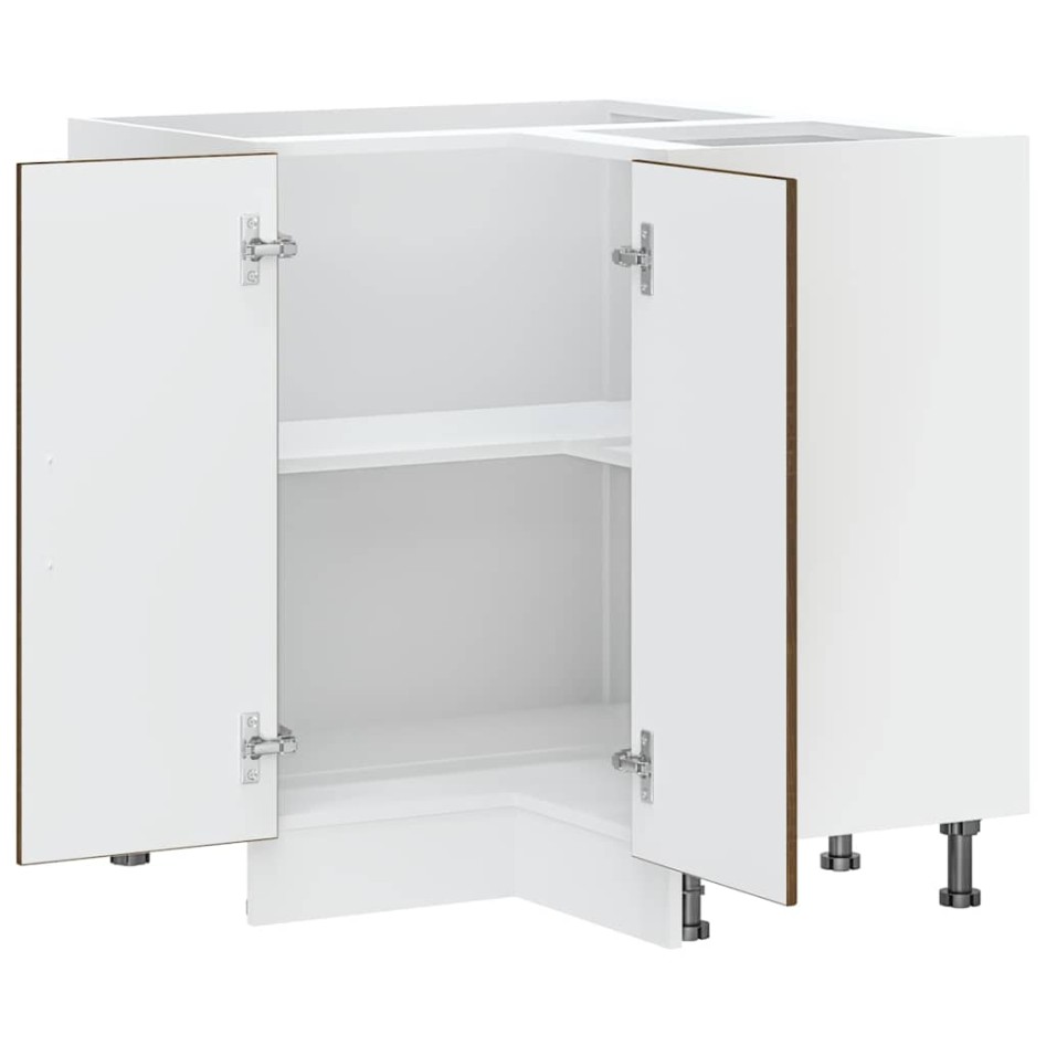 Mueble bajo esquinero de cocina Kalmar marrón