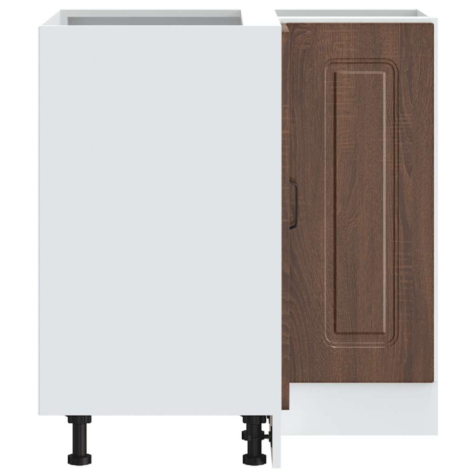 Mueble bajo esquinero de cocina Kalmar marrón