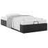 Estructura de cama otomana sin colchón negro 100x200