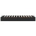 Estructura de cama otomana sin colchón negro 100x200