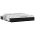 Estructura de cama otomana sin colchón negro 180x200