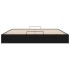 Estructura de cama otomana sin colchón negro 180x200