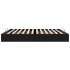 Estructura de cama otomana sin colchón negro 180x200