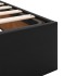Estructura de cama otomana sin colchón negro 180x200