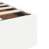 Estructura de cama otomana sin colchón blanco