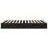 Estructura de cama otomana sin colchón negro 140x190