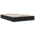 Estructura cama otomana sin colchón tela negra 140x190