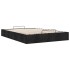 Estructura cama otomana sin colchón tela negra 140x190