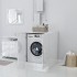 Mueble de lavadora blanco