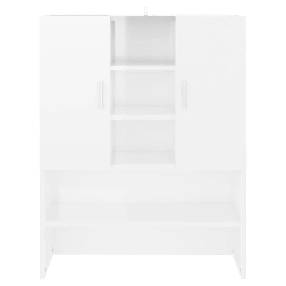 Mueble de lavadora blanco
