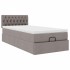 Cama otomana con colchón topo 90x200 cm