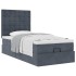 Estructura cama otomana colchones gris oscuro