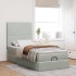 Estructura cama otomana colchones gris claro